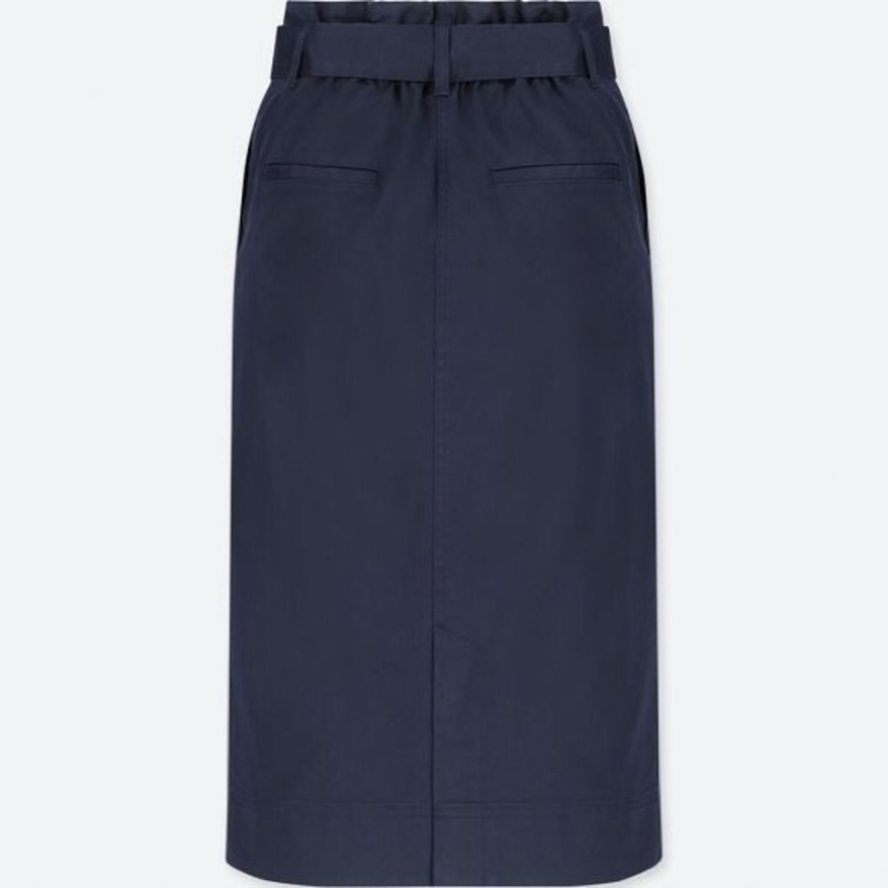 Uniqlo High Waist Belted Narrow Skirt NWT - Picture 3 of 8
